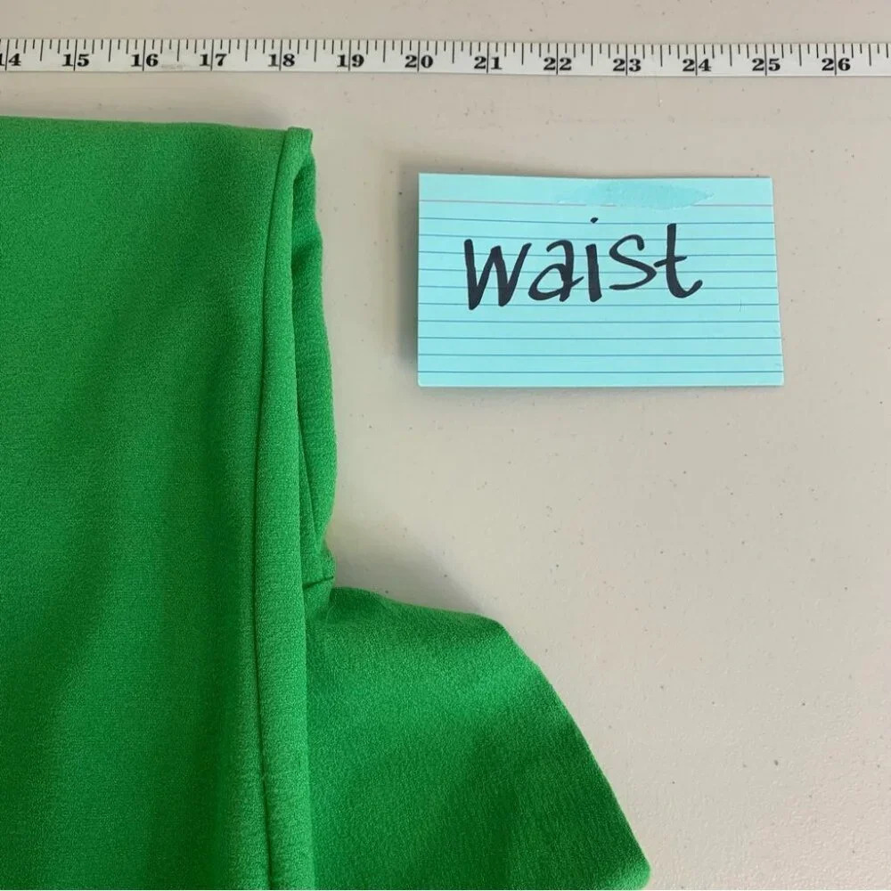 Philosophy Emerald Green Casual Textured Midi Dress Size 10 - Picture 6 of 11